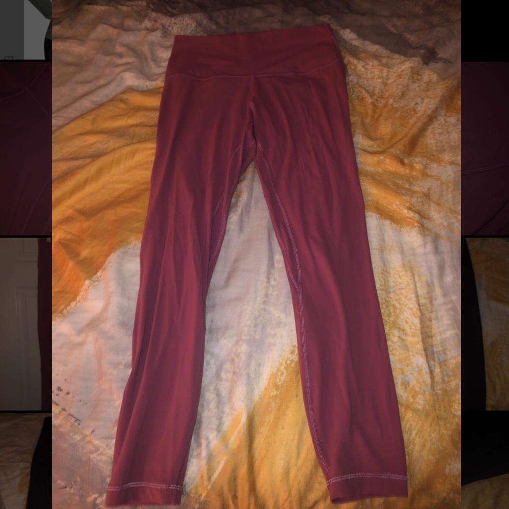 High Waisted Rose Align Lululemon Leggings size8